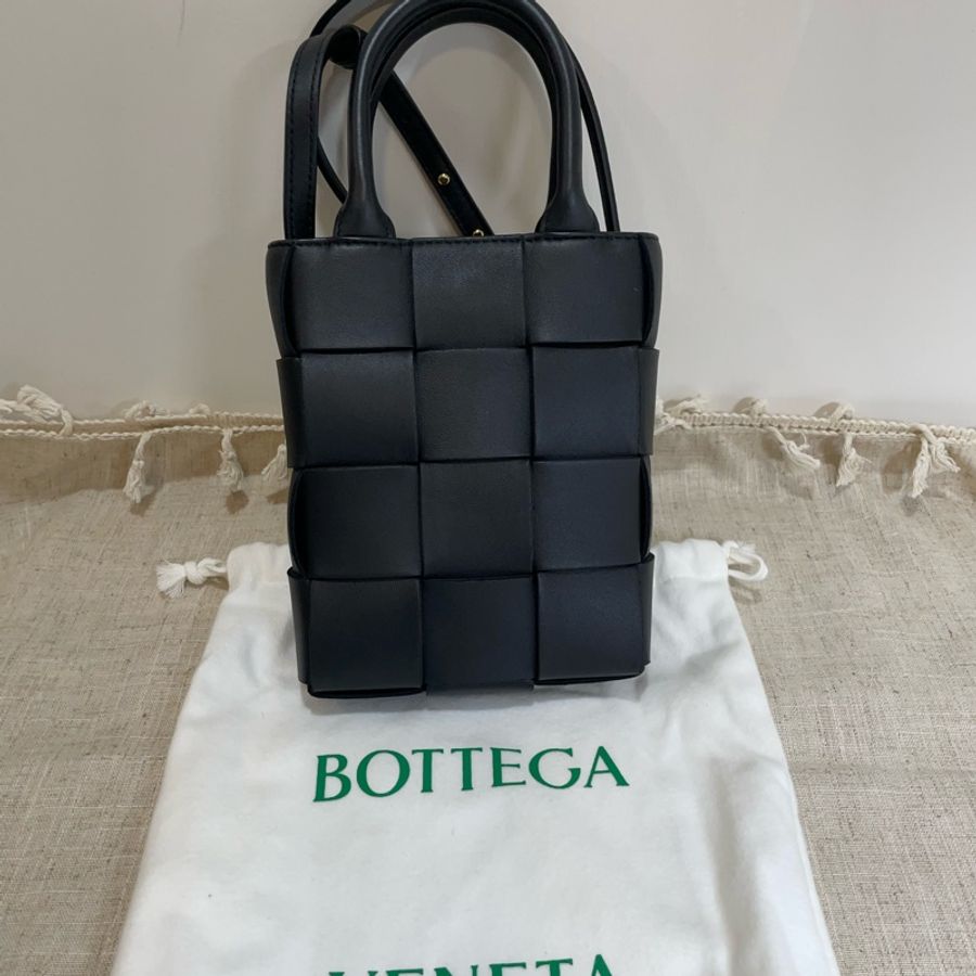 Bottega Veneta mini 格子包手拎肩背兩用款-22
