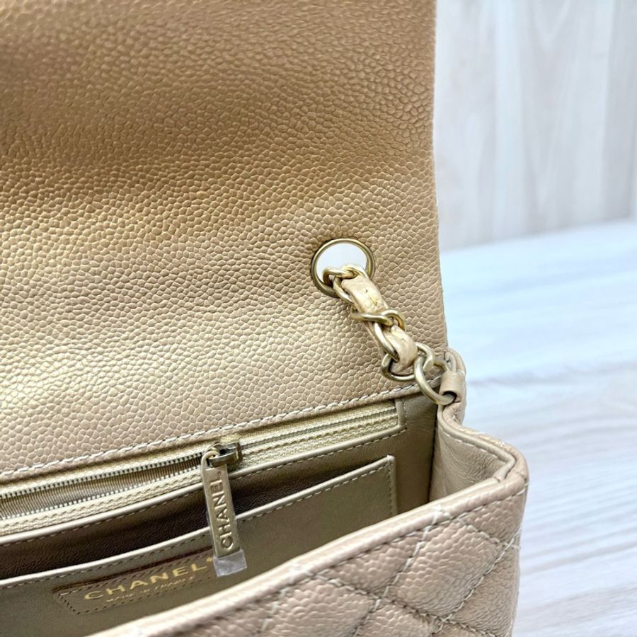 CHANEL金色牛皮金釦COCO20/A69900-14