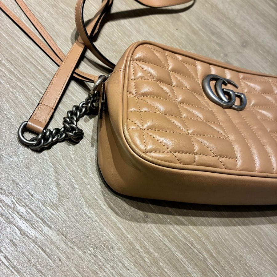 Gucci GG Marmont Quilted Leather Camera Bag(馬蒙系列菱格相機包)-7