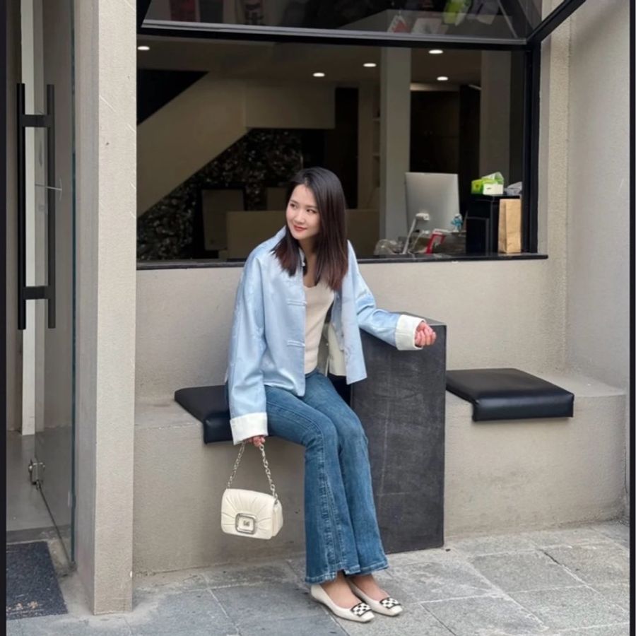 促銷品Roger Vivier Trompette喇叭跟皮革芭蕾舞鞋-4