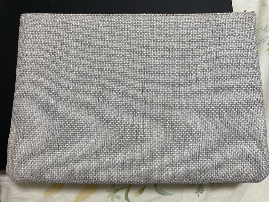 Chanel 灰色手拿包~-1