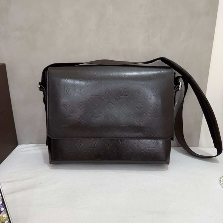 Louis Vuitton 頂級硬殼琺瑯皮斜背包-4