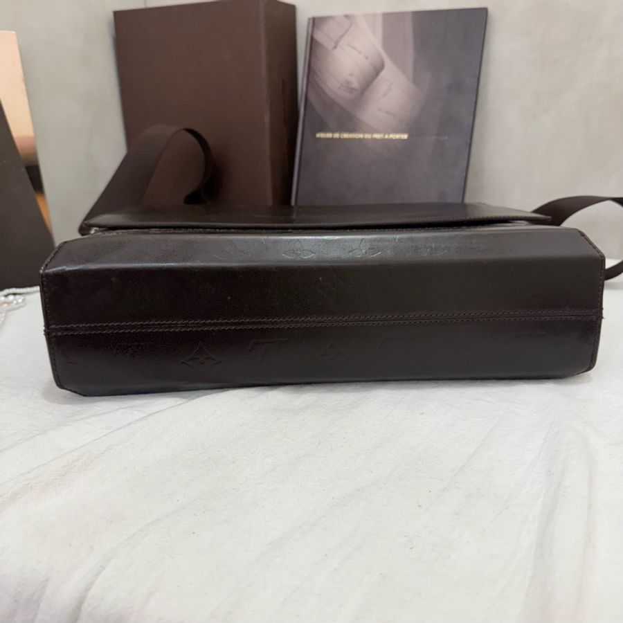Louis Vuitton 頂級硬殼琺瑯皮斜背包-5