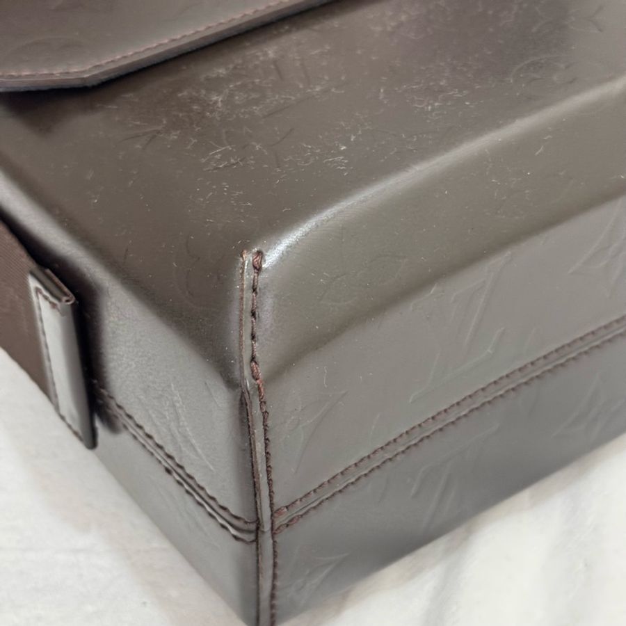 Louis Vuitton 頂級硬殼琺瑯皮斜背包-6