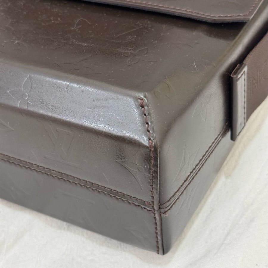 Louis Vuitton 頂級硬殼琺瑯皮斜背包-7