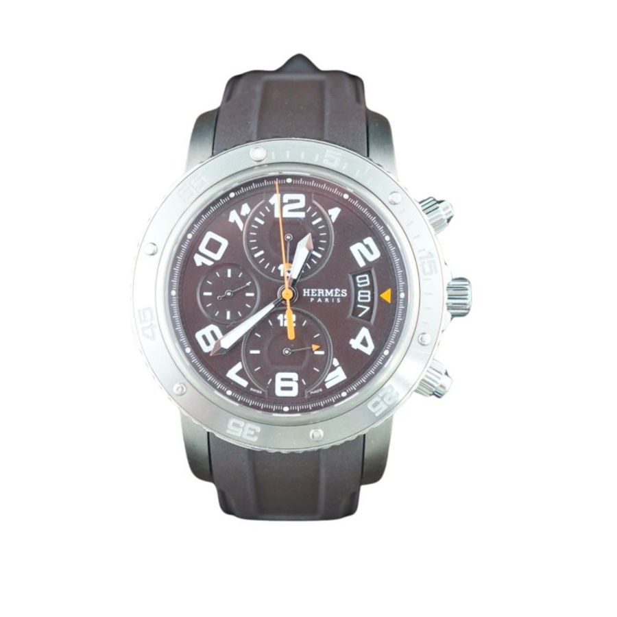Hermes 愛馬仕 Clipper Diver 機械錶-4