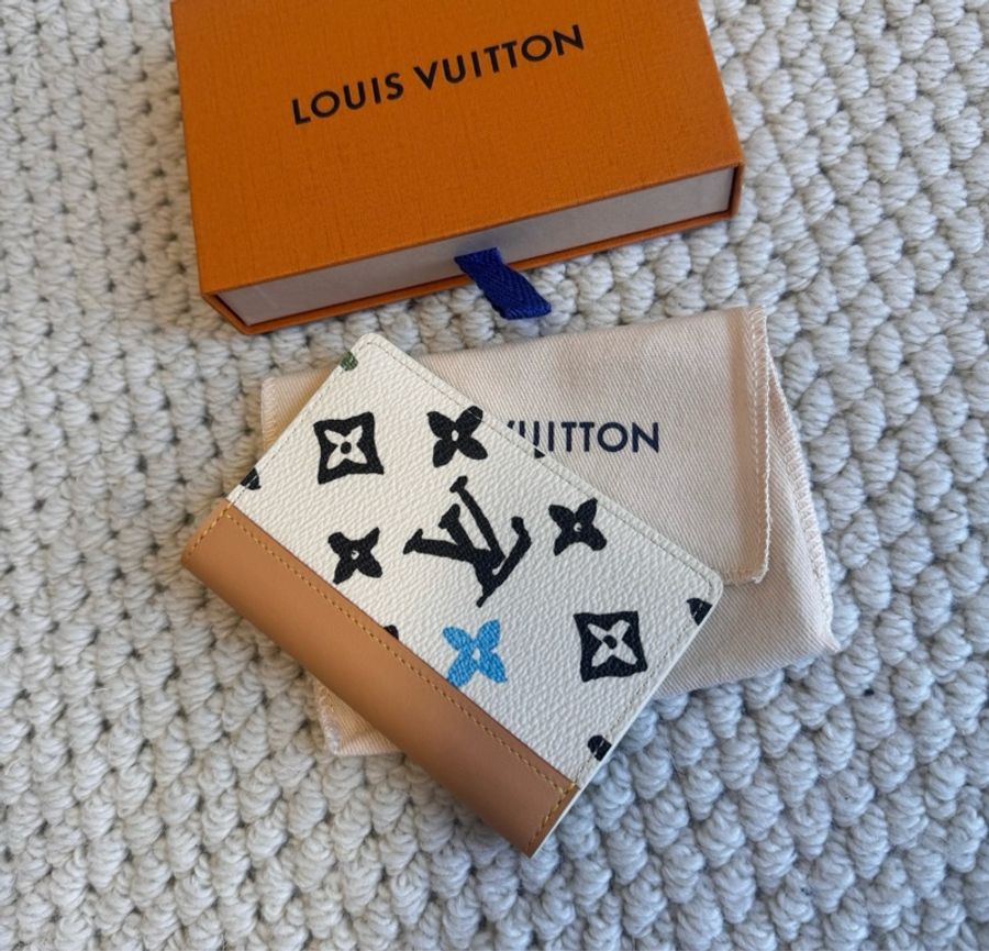 LOUIS VUITTON xTyler 聯名款 印花logo 皮革 錢包-2