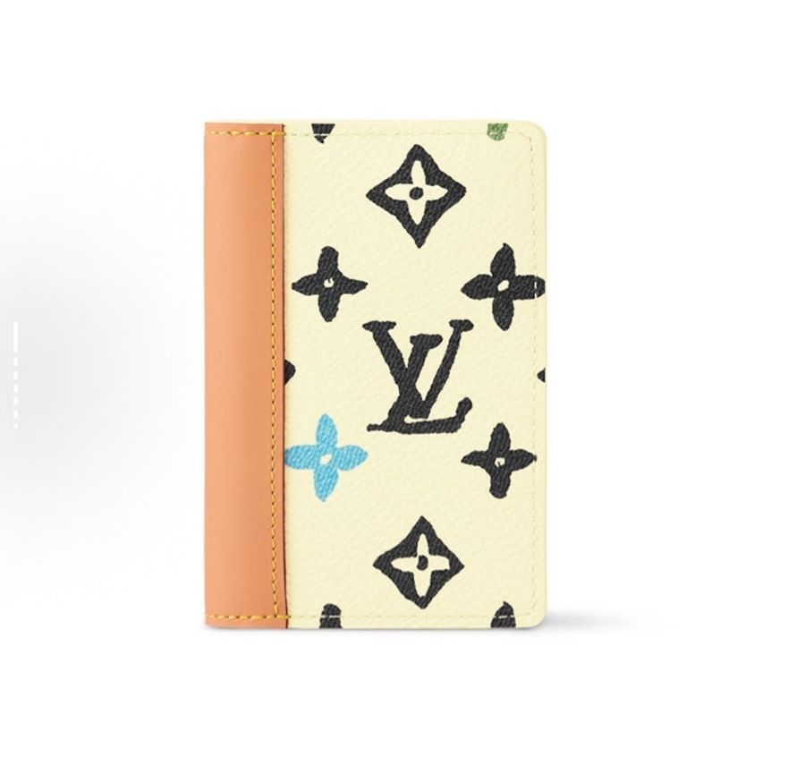 LOUIS VUITTON xTyler 聯名款 印花logo 皮革 錢包-4