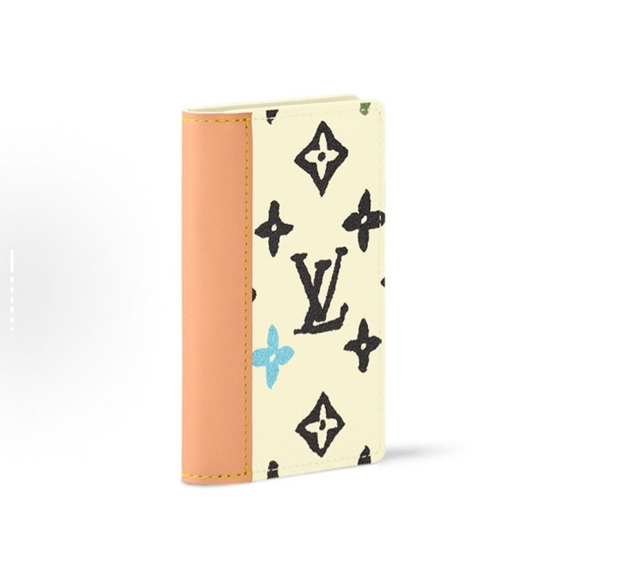 LOUIS VUITTON xTyler 聯名款 印花logo 皮革 錢包-5