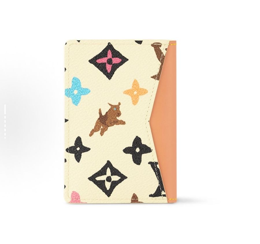 LOUIS VUITTON xTyler 聯名款 印花logo 皮革 錢包-6