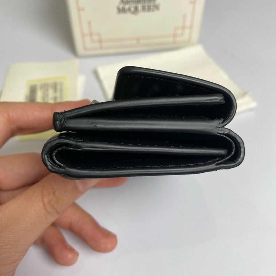 Alexander McQueen骷髏銀包-2