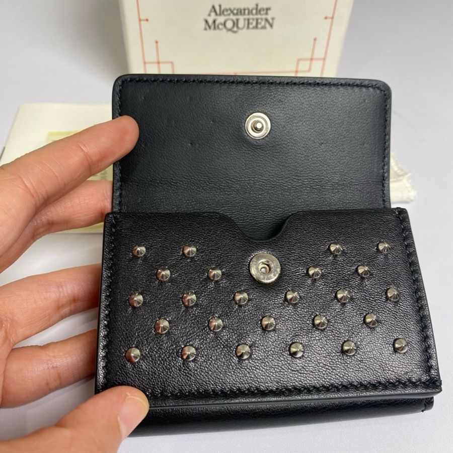 Alexander McQueen骷髏銀包-4