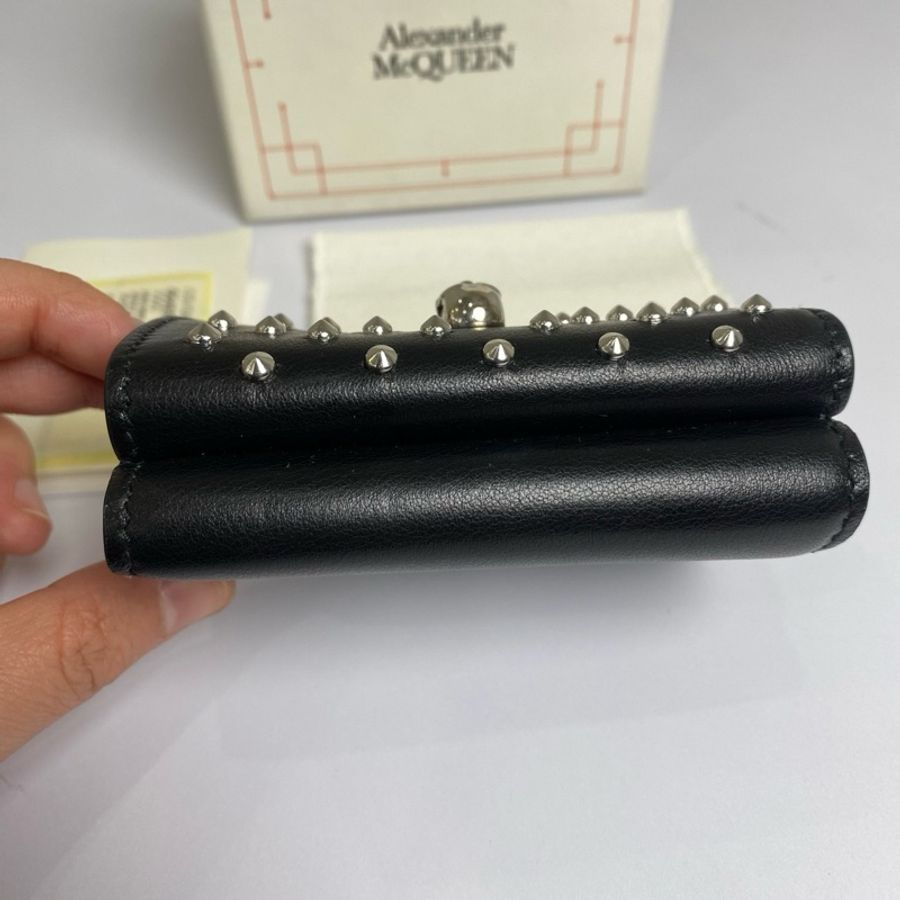 Alexander McQueen骷髏銀包-5