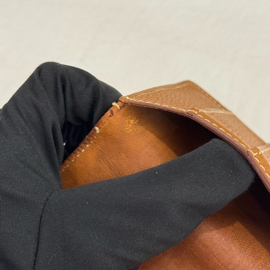 Hermès Dogon long Wallet 手包長銀包 金棕-17