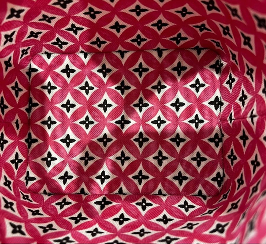 LOUIS VUITTON NOE Nano 夏日限定水彩系列 可拆卸可調節肩帶抽繩開合水桶包 單肩斜挎包 超小號-6