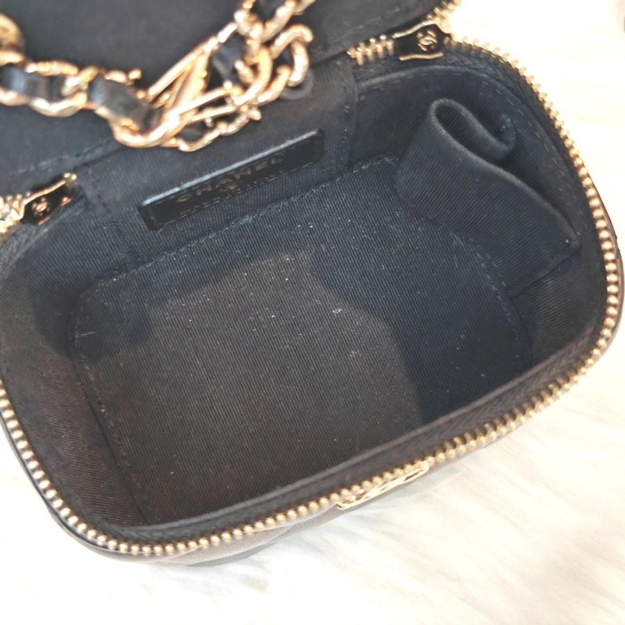 Chanel 香奈兒 Trendy CC 黑金 鏈條包 開
 全套-8