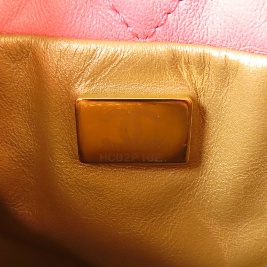 CHANEL 【激減優惠】羊皮皮革Chain Shoulder 金扣鏈帶肩背袋-5
