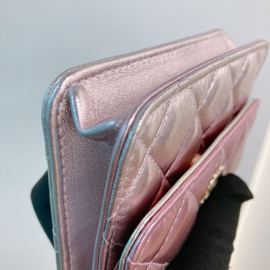MS0240 CHANEL 香奈兒粉紅幻彩色經典菱格翻蓋式腰包WAIST BELT BAG MATALLIC GRANDIENT LAMBSKIN-23