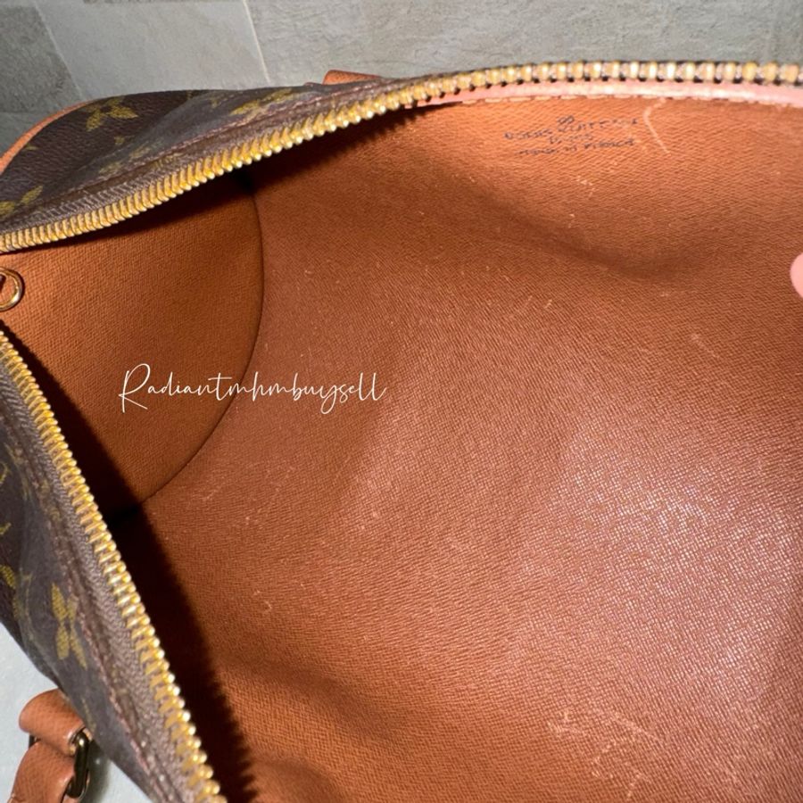 🈹LV Vintage Papillon 中古巴比龍老花子母包🤎-16