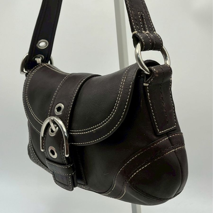 🏷️ Coach hobo 牛皮-5