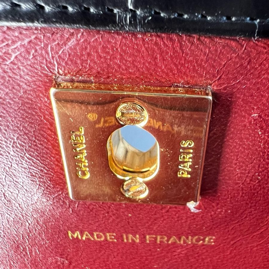 Vintage Chanel 31 mini bag 中古香奈兒米白色手提肩背包-19