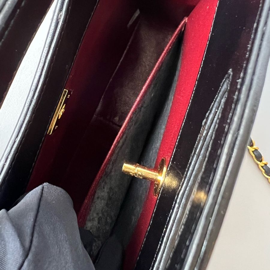Vintage Chanel 31 mini bag 中古香奈兒米白色手提肩背包-23