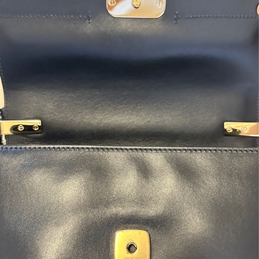CHLOE 蔻依 黑色 牛皮 方型兩用包 Chloe C 系列 斜背有個性 手提有氣質-20