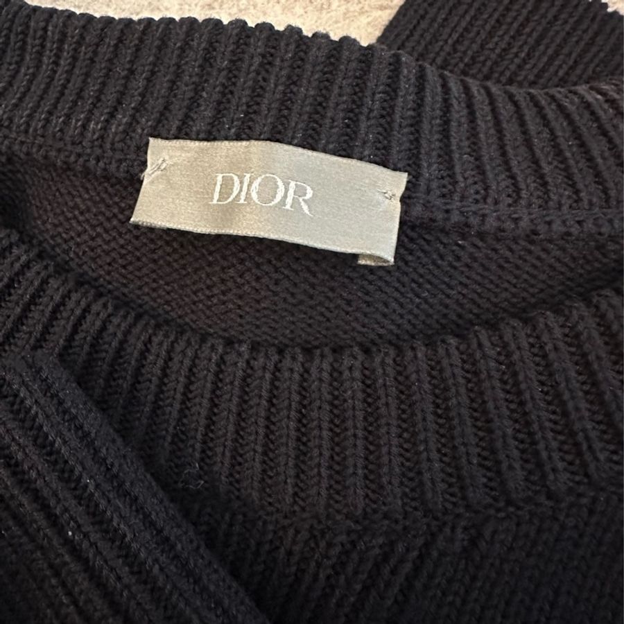 Dior男性老花針織衫-1
