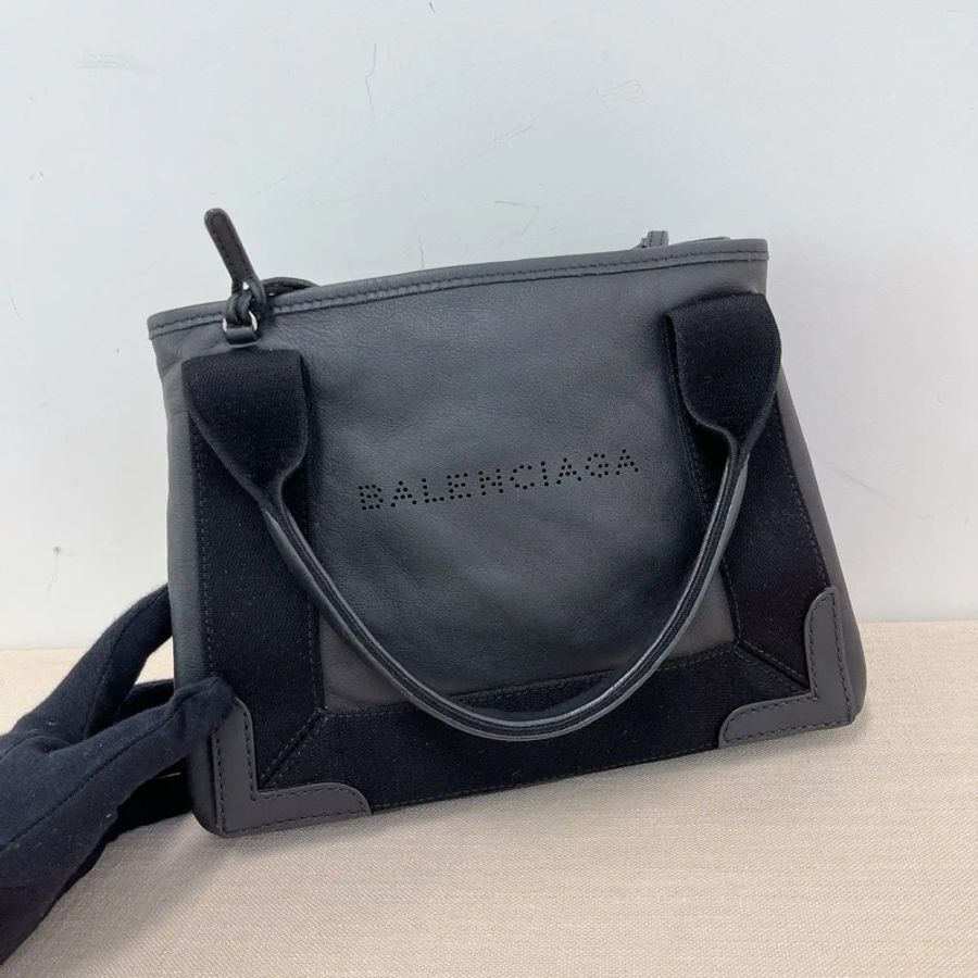 Balenciaga so black黑色斜背包-0