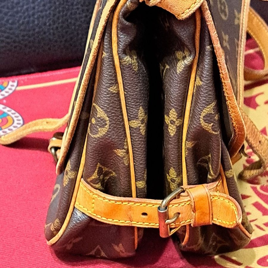 28cm/二手LV/双馬鞍包双子星包/側背+斜挎-16
