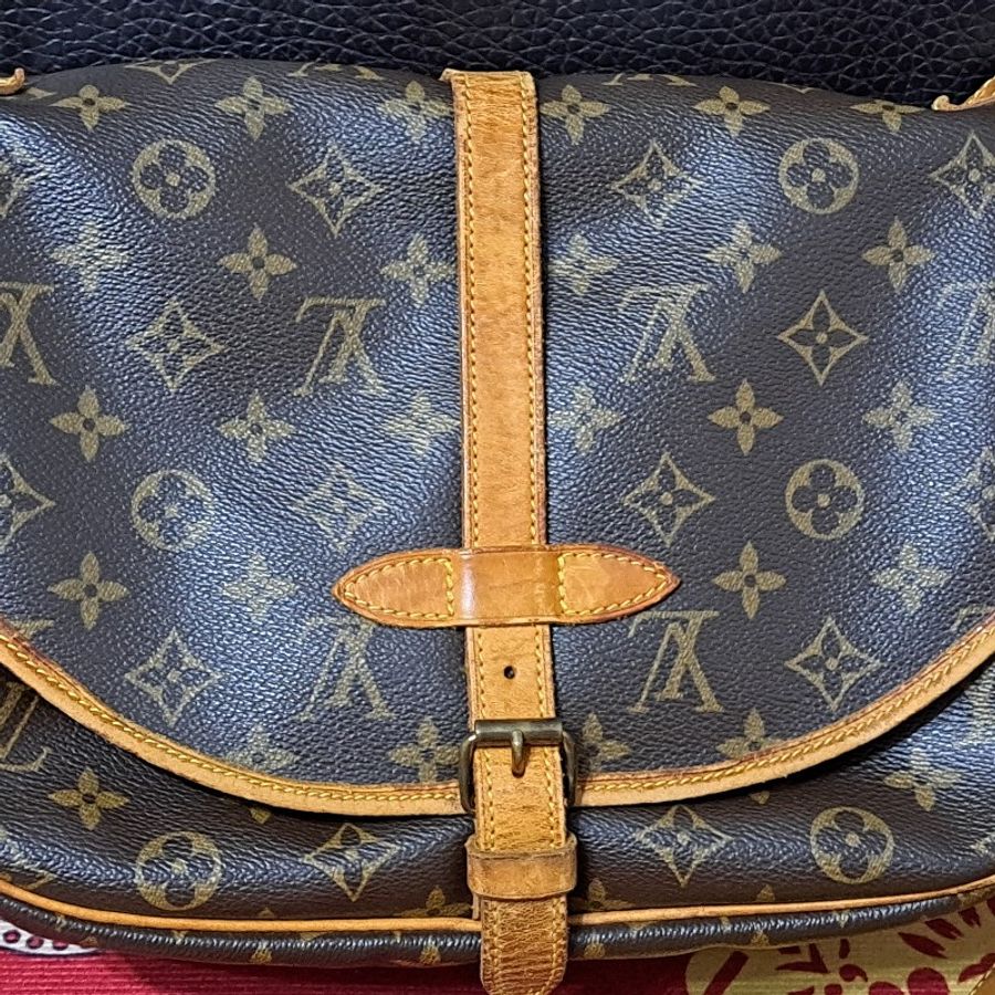 28cm/二手LV/双馬鞍包双子星包/側背+斜挎-40