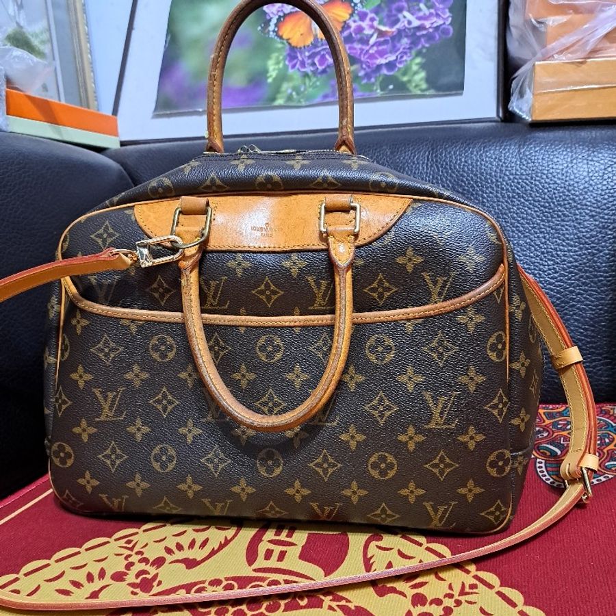 35cm/日本二手精品/LV手提大珍包/原廠原皮-0