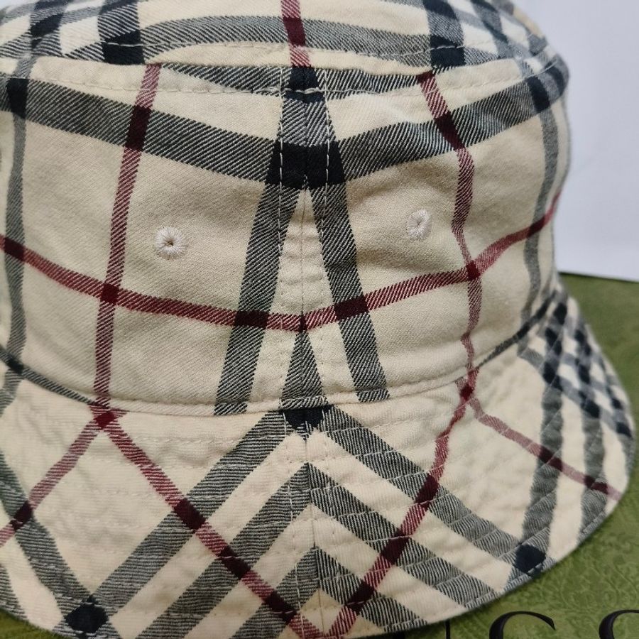 全新經典格紋Burberry 漁夫帽-4