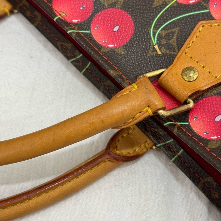 【赫蒂國際精品】 Louis Vuitton 村上隆🍒 譜琴包-28