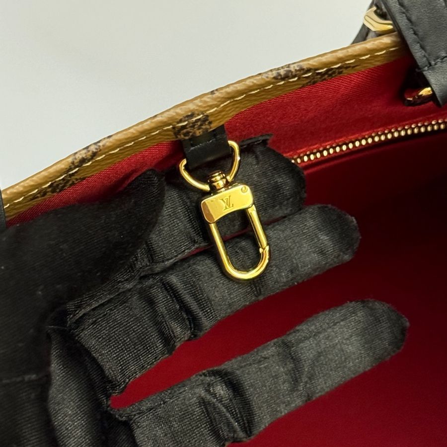 (全新全配💝) LV OnTheGo MM 中號 雙面老花 托特包 專櫃10.7萬元-18