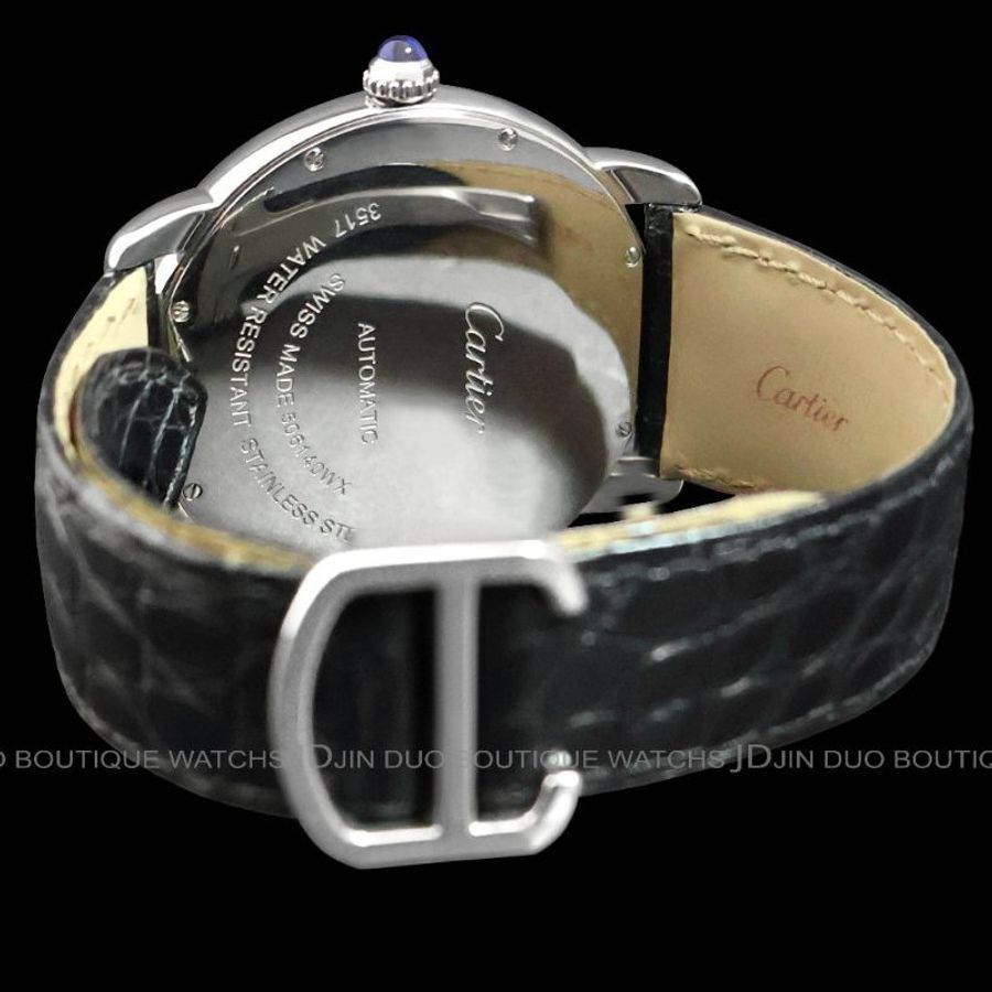 金鐸精品~2438 CARTIER 卡地亞 RONDE SOLO 42mm 自動上鍊男用腕錶-2