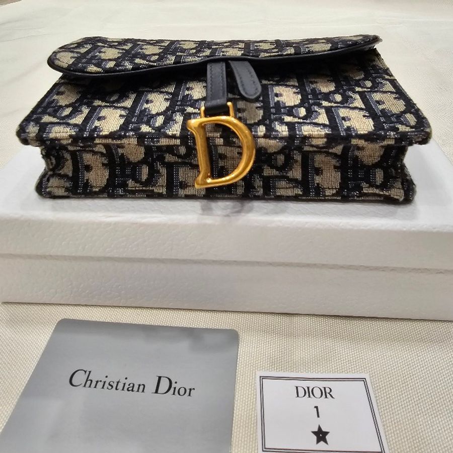 特價DIOR 緹花腰包-1