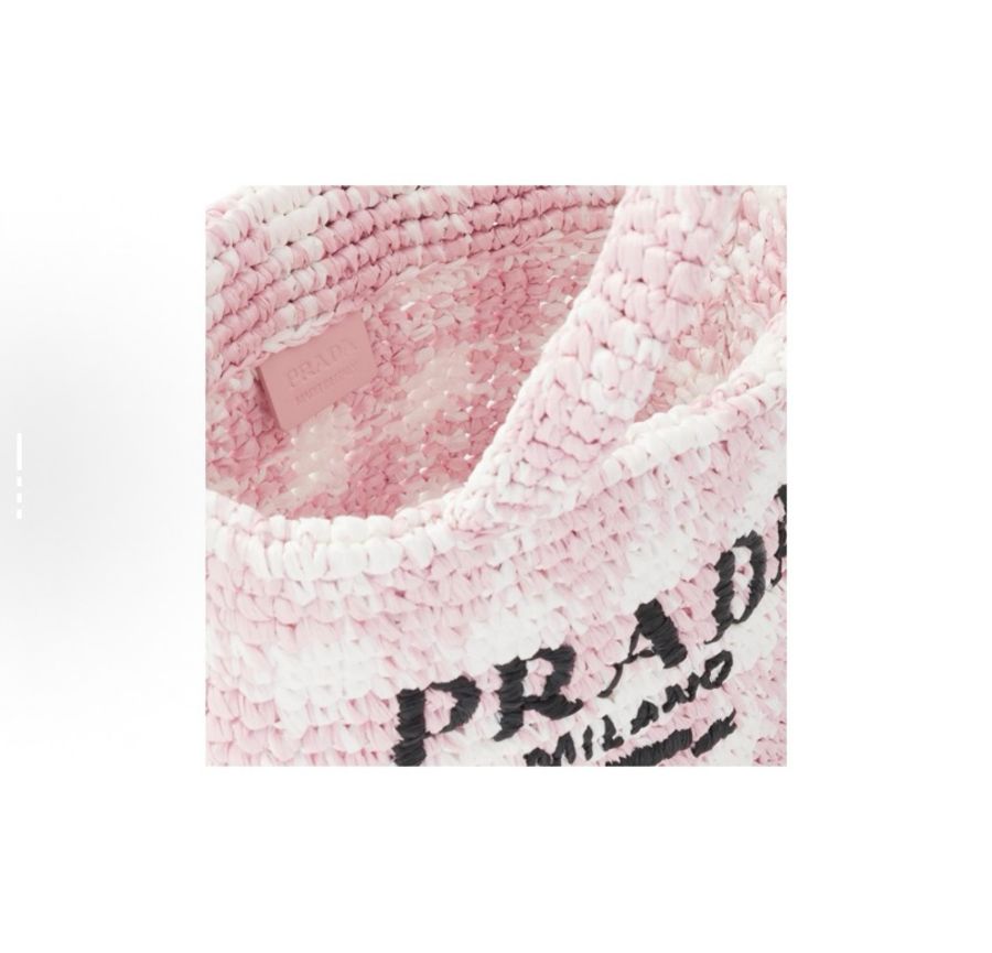 PRADA普拉達 手提包 小號 雪粉色-8