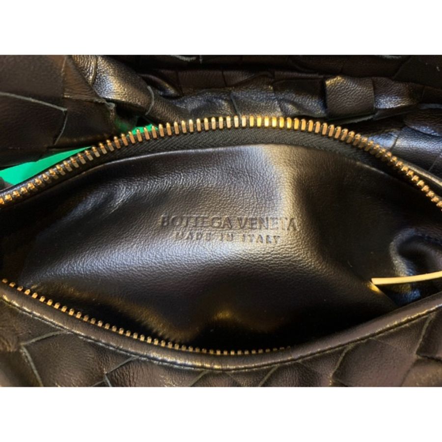 BOTTEGA VENETA Mini Jodie BV 迷你 小羊皮 編織 黑色 手提包-3