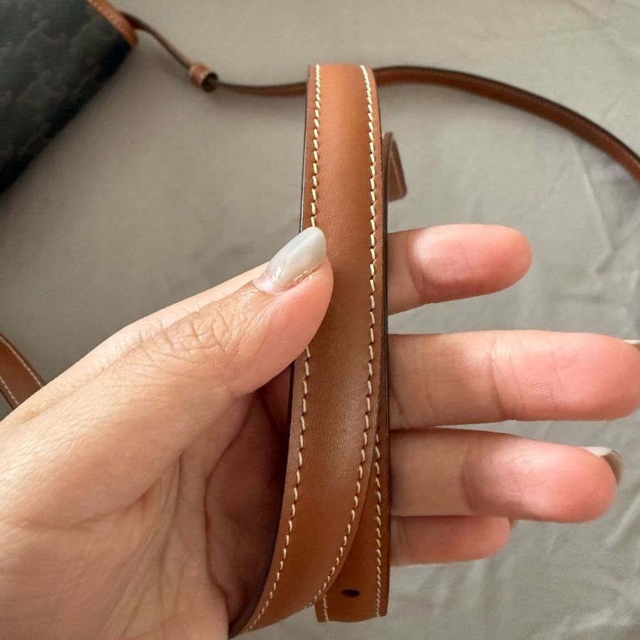 Celine 老花馬鞍包-5