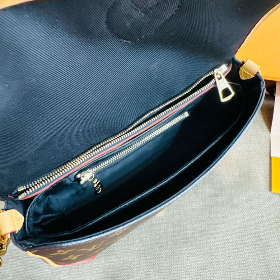 售 二手 真品 LV M45985 新款法棍 肩背 手提 斜背包-18