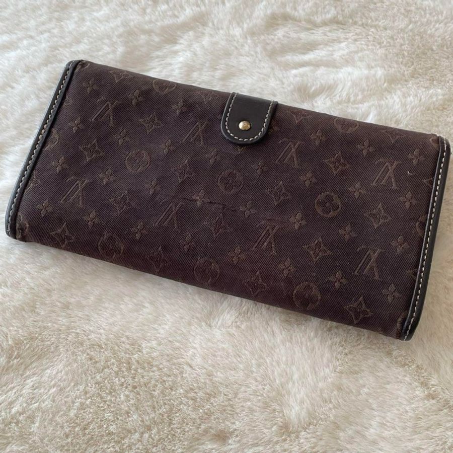 🎀Louis Vuitton Monogram｜經典花紋 絕版布織長夾✦fufu style 精品✦ 長夾-1
