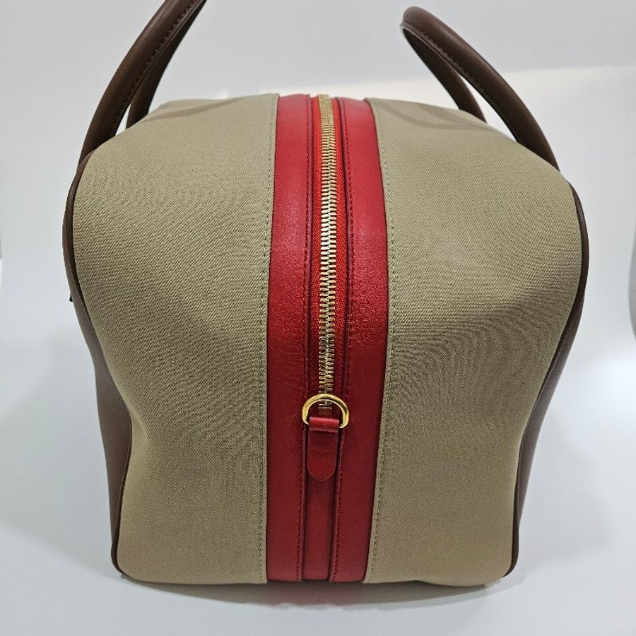 NOW BAGS|【二手現貨】Burberry canvas 保齡球包-6