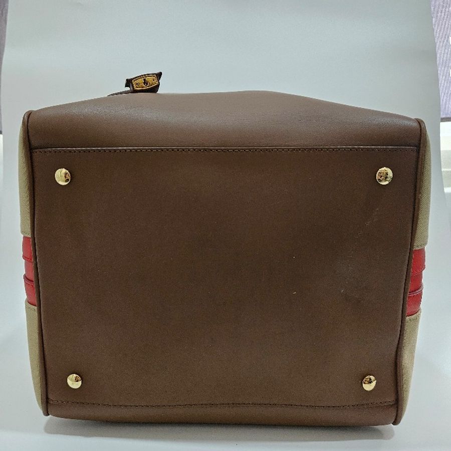 NOW BAGS|【二手現貨】Burberry canvas 保齡球包-8