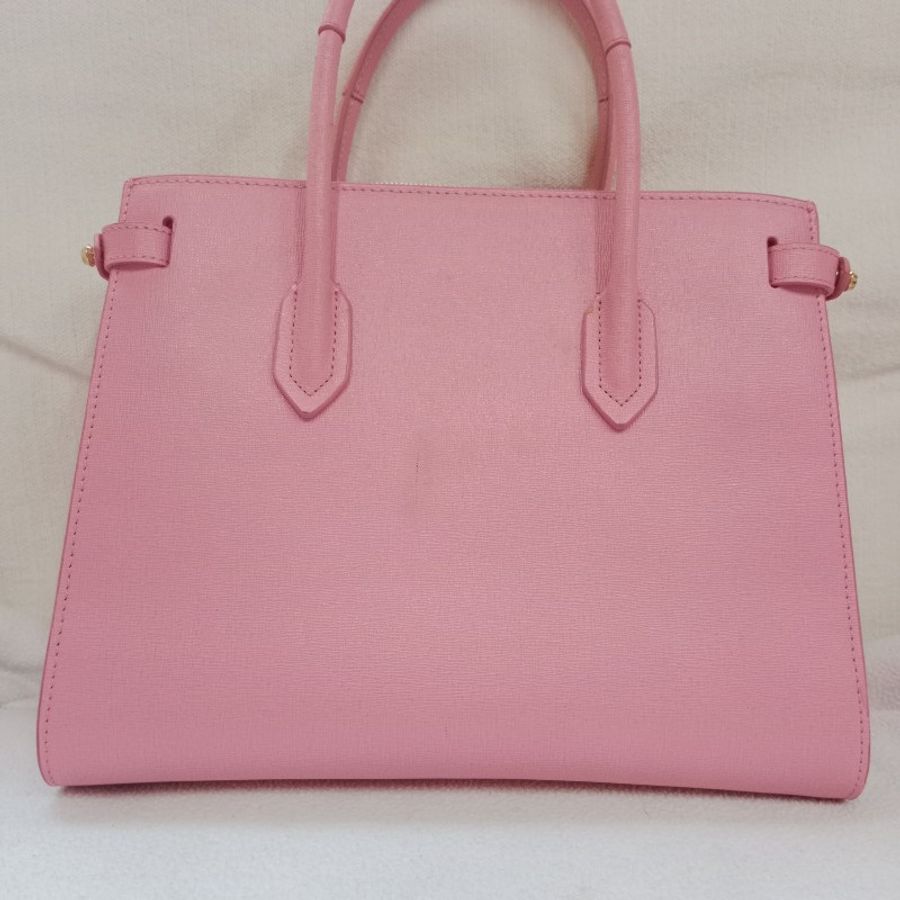 FURLA粉色手提包-1