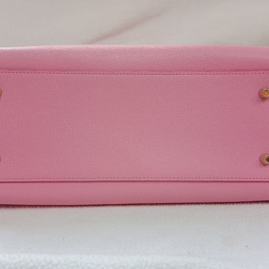 FURLA粉色手提包-5