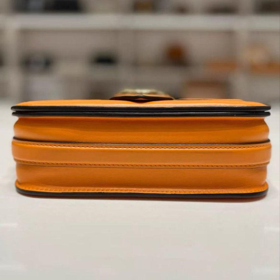 LV Pont 9橘色斜背包 23*15cm 97新 配件塵袋-3