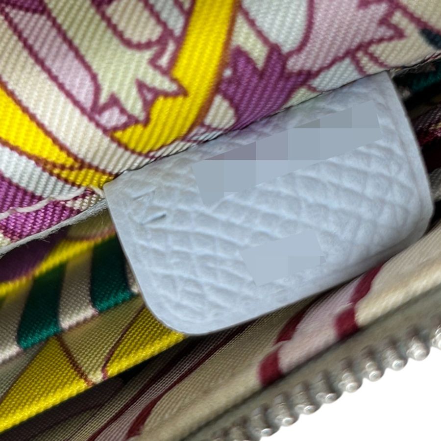 藍色Epson牛皮 Silk'In Classique 拉鍊長夾 Z刻-6