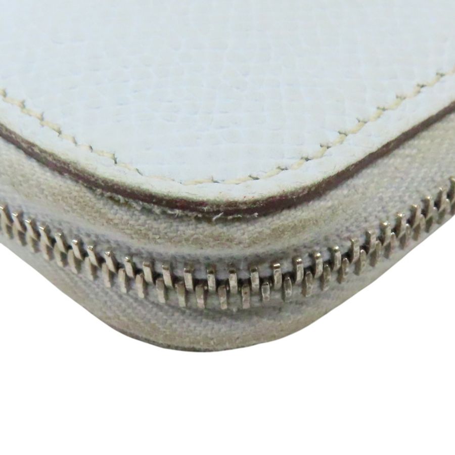 藍色Epson牛皮 Silk'In Classique 拉鍊長夾 Z刻-10