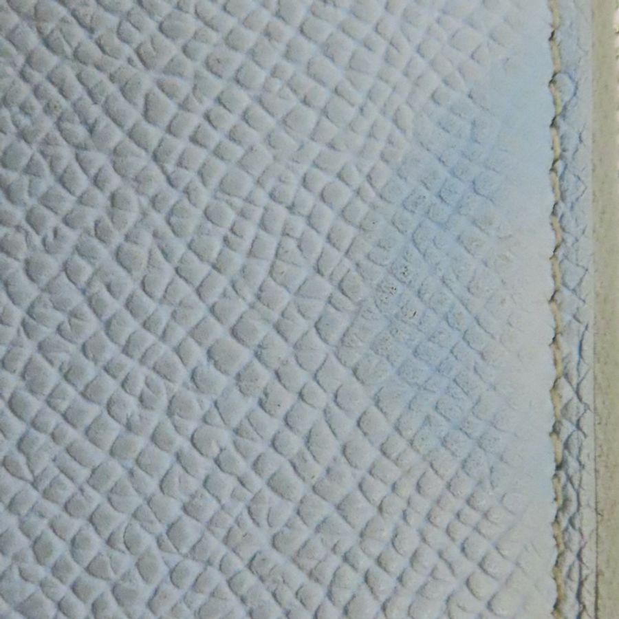 藍色Epson牛皮 Silk'In Classique 拉鍊長夾 Z刻-13
